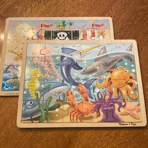 2 Melissa & Doug Puzzles